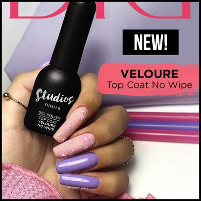 Top coat "Studios Didier", Veloure No wipe, 8ml - LABORATOIRES DIDIER