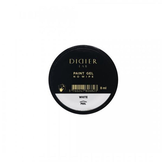 No wipe paint gel "Didier lab", white, 8ml - LABORATOIRES DIDIER