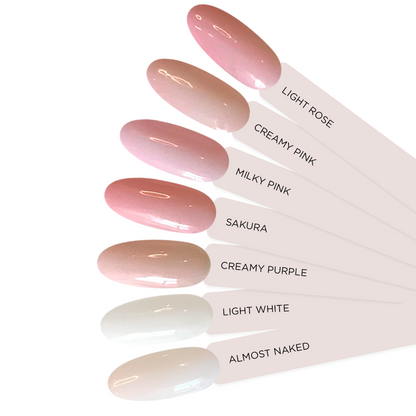 Gel Polish Rubber Base Coat, Sakura 10 ml